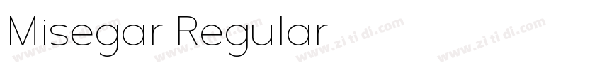 Misegar Regular字体转换
